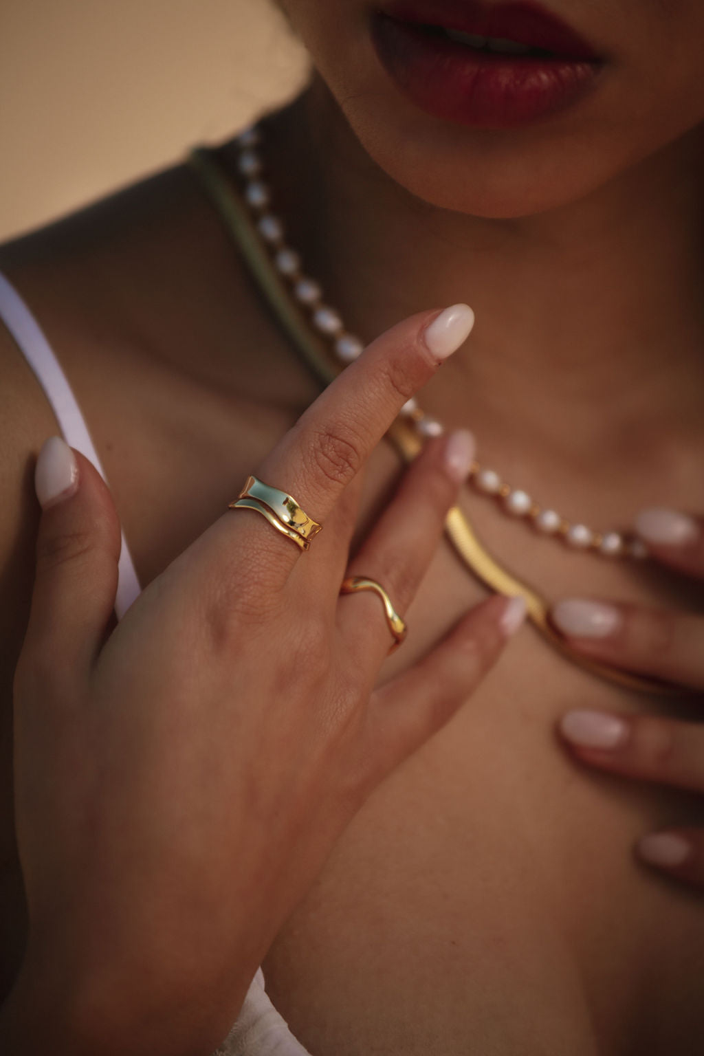 smooth-organic-shaped-gold-stacking-ring