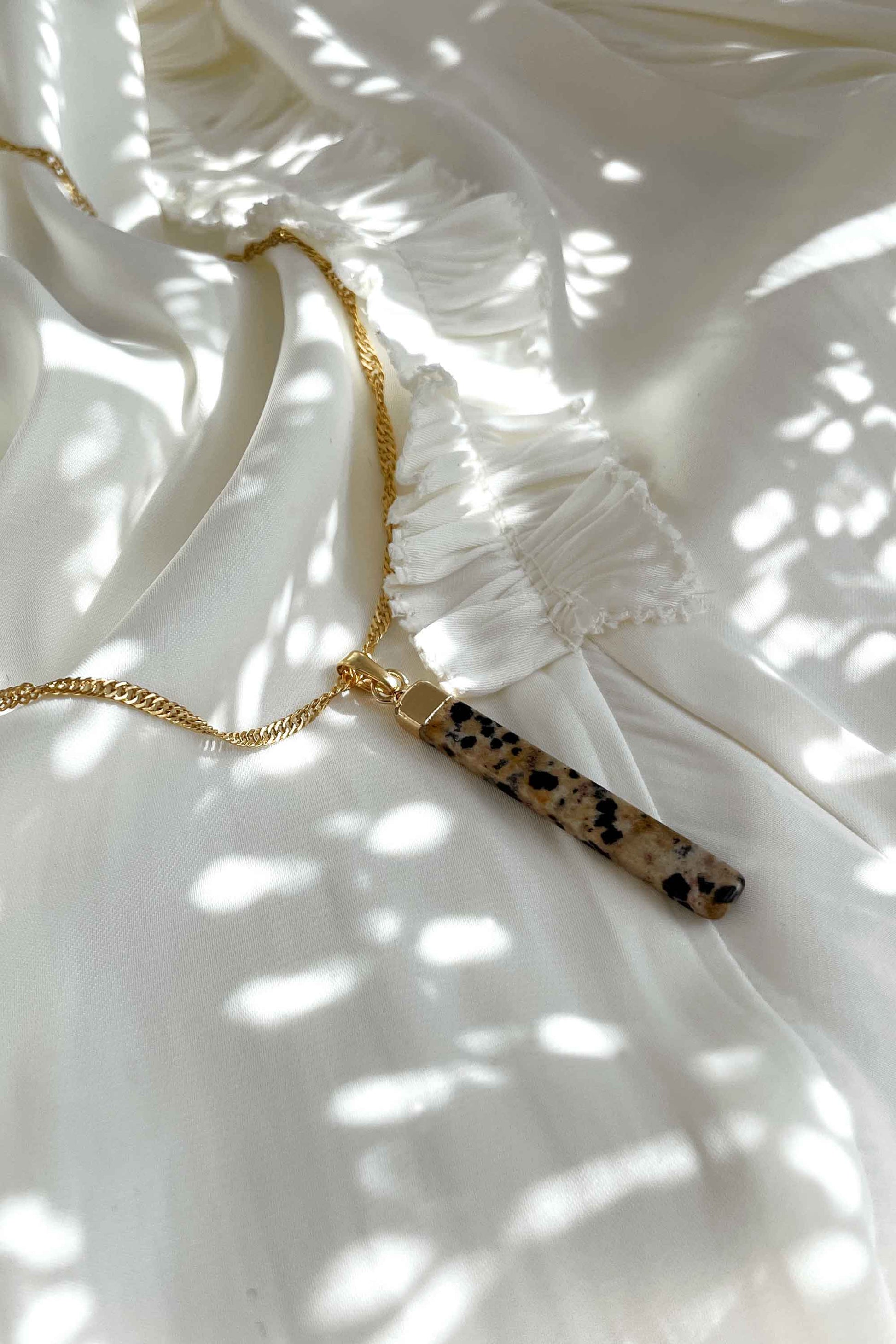dalmatian-jasper-stone-bar-geometric-necklace-close